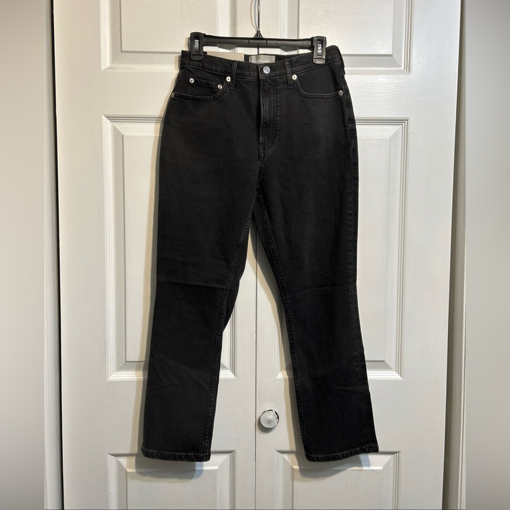 NWT Everlane The Original Cheeky Jean Washed Black Denim Size 27 S Short Women’s